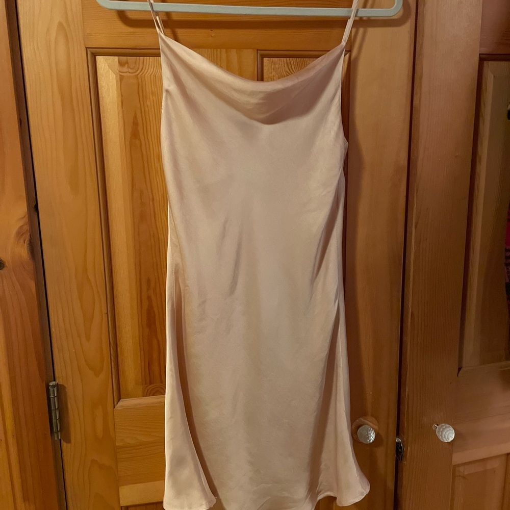 Silk mini dress